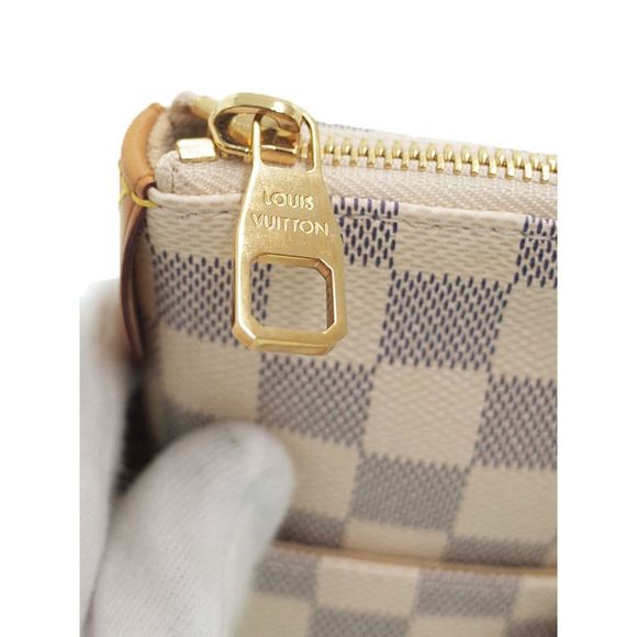 Louis Vuitton Damier Azur Totally PM Tote Bag Beige - Picture 5 of 8